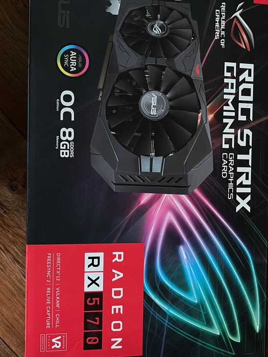 RADEON RX 570 Rog Strix Gaming 8Gb