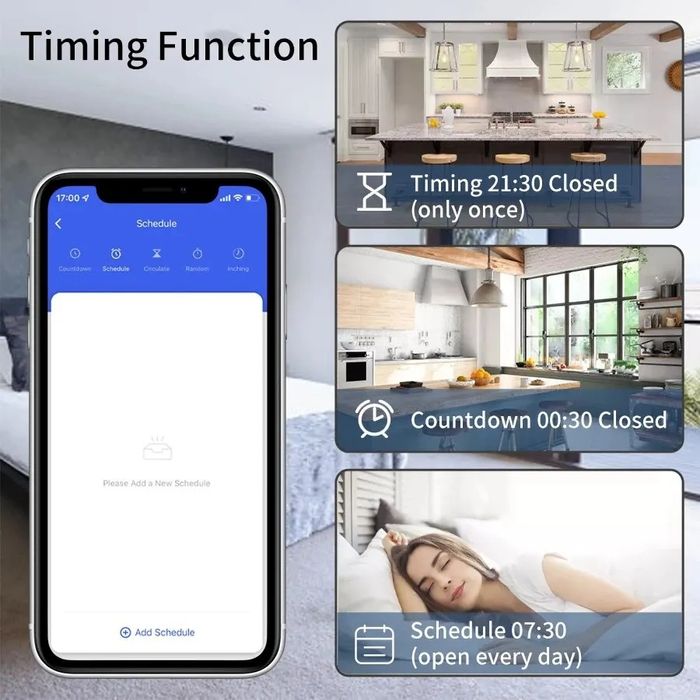 Smart Switch Wi-Fi, Releu inteligent cu buton on/off