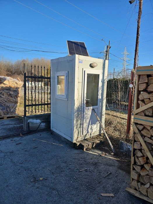 Cabina paza cu echipament