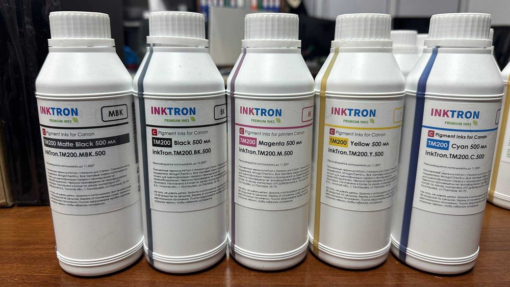 Чернила для Canon imagePROGRAF, пигментные InkTron,  500 мл * 5 штук