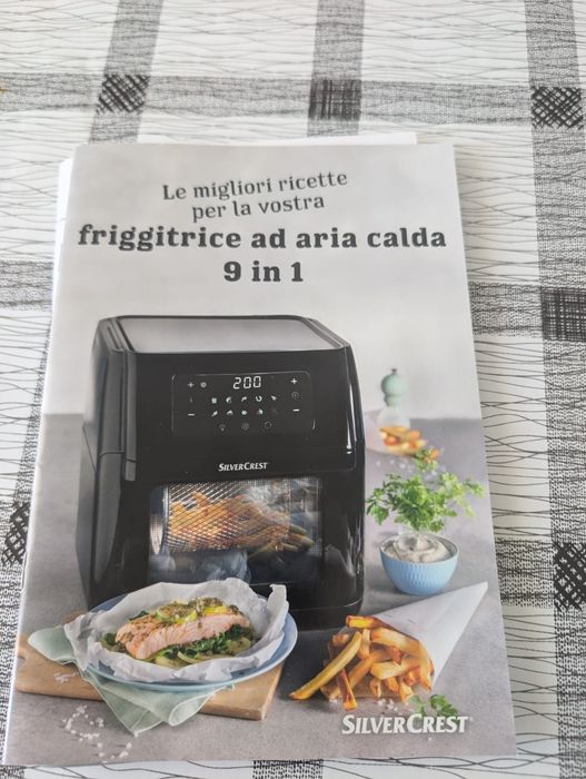 Friteuză Air Fryer SilverCrest 9 în 1 1800W NOUĂ
