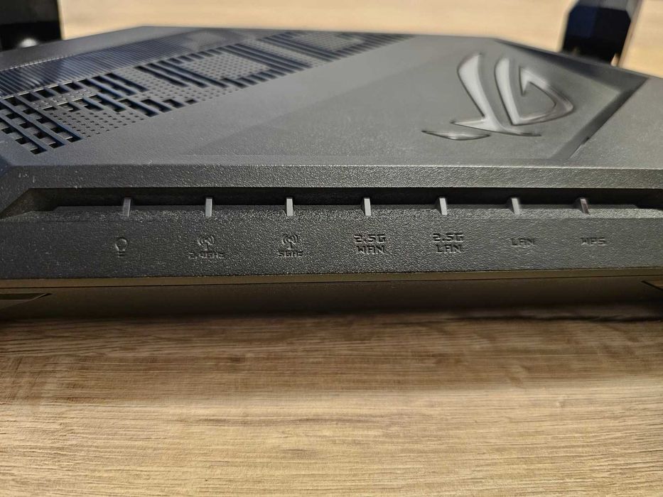 Router Wireless Gaming ASUS ROG Rapture GT-AX6000, Dual-Band, Wi-Fi 6, AiMesh, Triple-Level Game Acceleration, 4 antene Wi-Fi