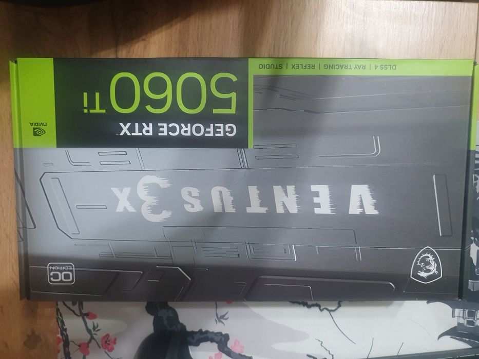 Видеокарта MSI GeForce RTX 5060 Ti 16G VENTUS 3X OC 16 Гб