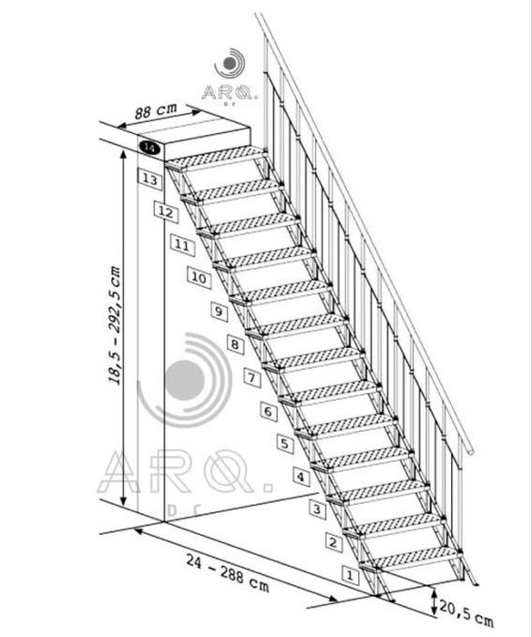 Scări zincate 560x730