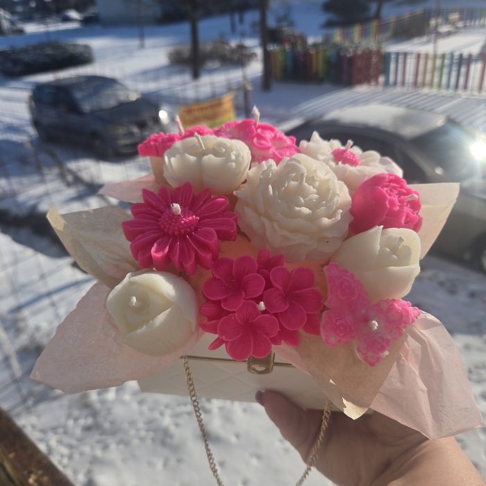 Ароматни соеви свещи/букети/подаръчета за всеки повод!