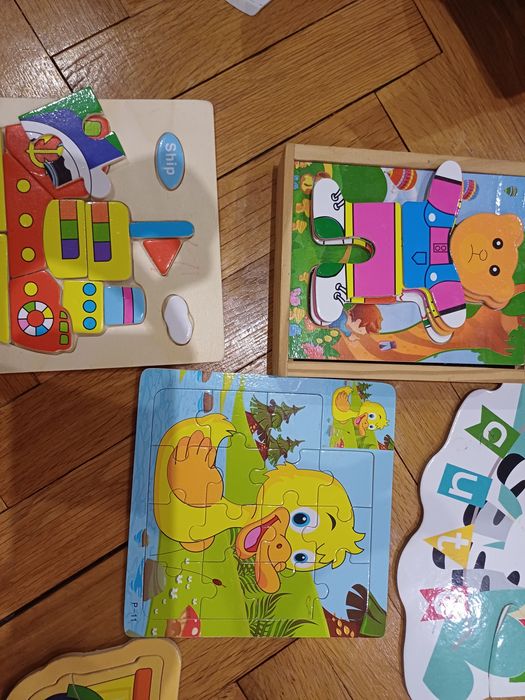 Дървени пъзели Fisher price