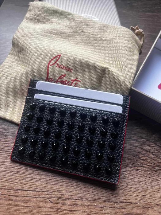 Портфейл / Картодържач Christian Louboutin кожен