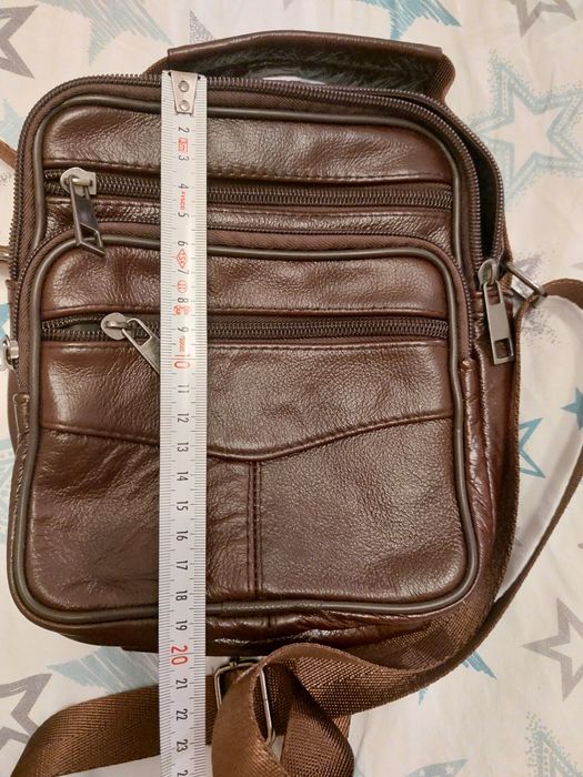 Мъжка кожена чанта