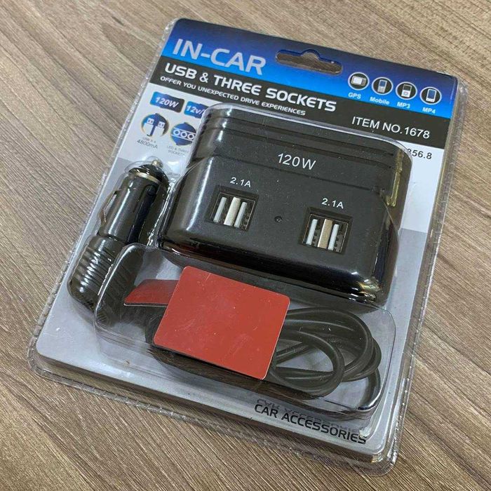 Адаптер за запалка USB 12V 24V