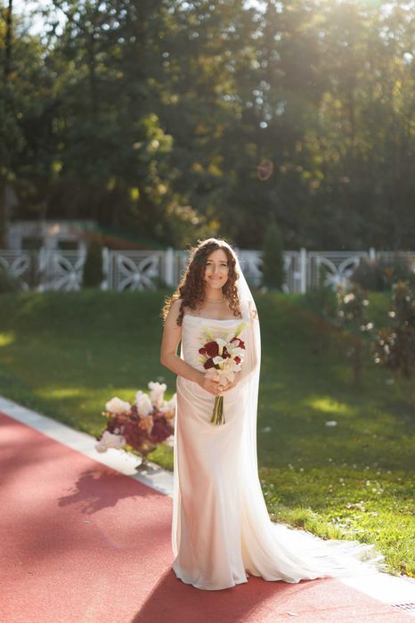 Rochie de mireasă din mătase Myra – Atelier Divine