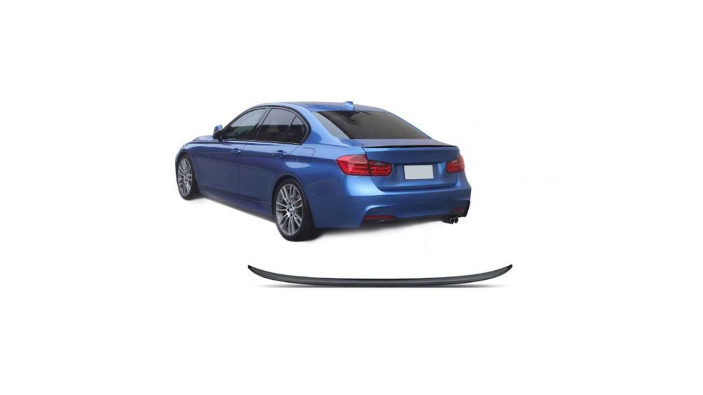 Lip Eleron portbagaj pentru BMW F30 F80 Negru Lucios
