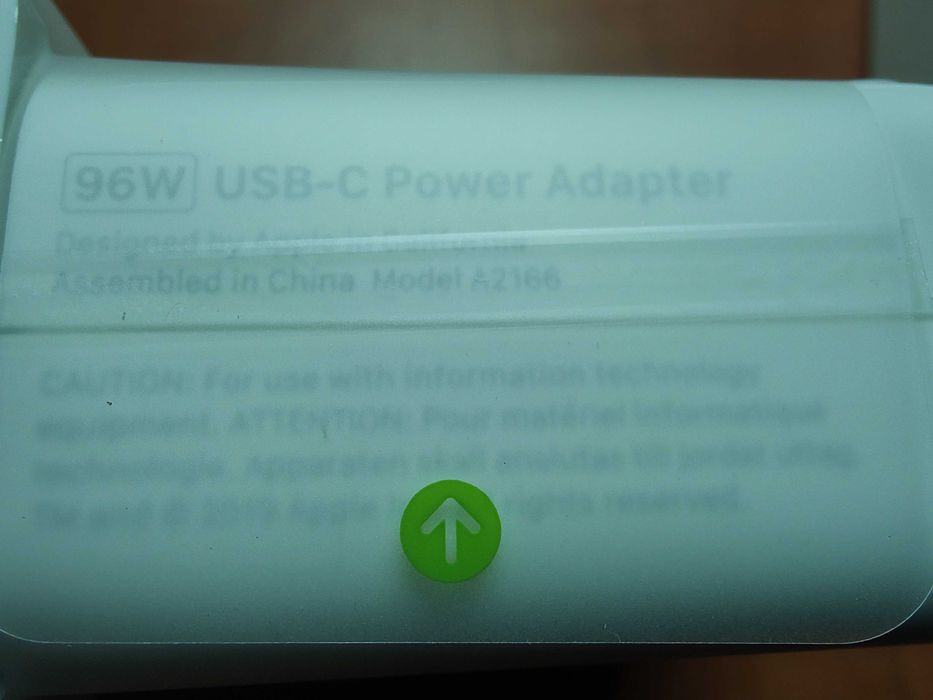 Incarcator Apple USB-C Power Adapter 96W A2166 Fast Charge MacBook Pro