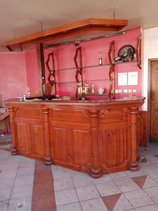 Барплот от Естествено дърво - комплект