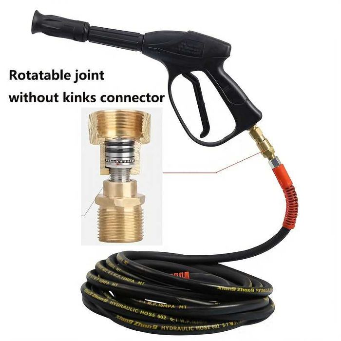 Въртящ се на 360° градуса адаптер за маркуч за водоструйки M22-14mm Swivel Joint