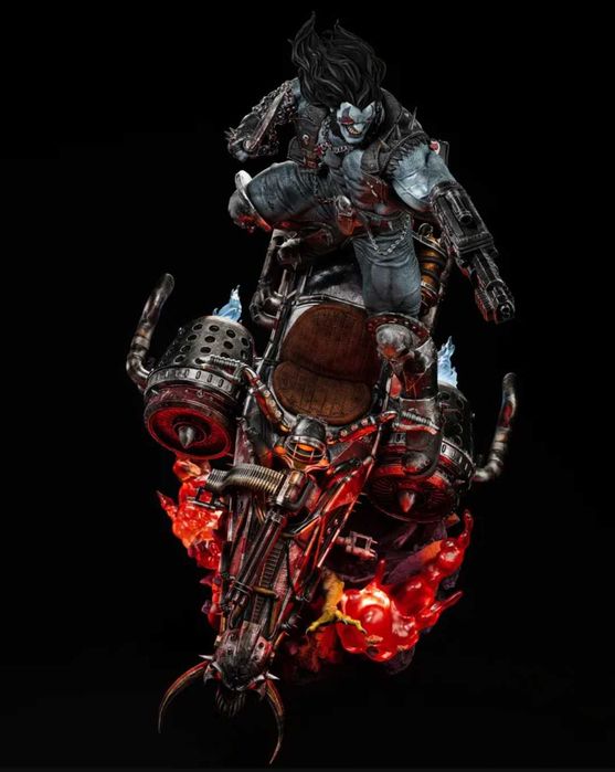 DC LOBO THE MAIN MAN-  ЛОБО ловецът на глави статуя