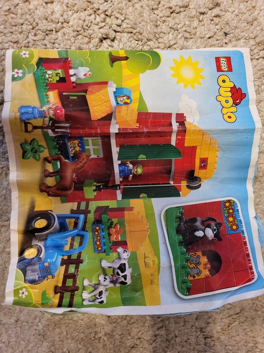 Colectie mare de seturi  LEGO DUPLO cu cutie depozitare