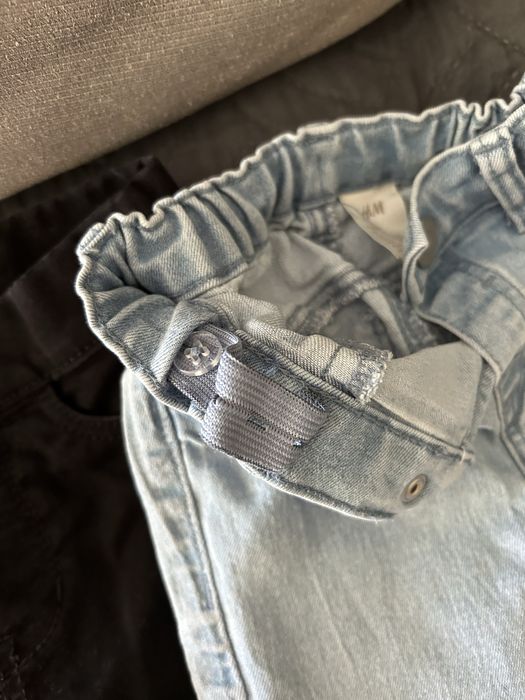 5 бр.Еластични детски дънки размер 92