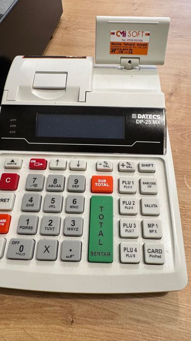 Vanda casa de marcat Datecs dp25mx, folosita 3 luni, in garantie