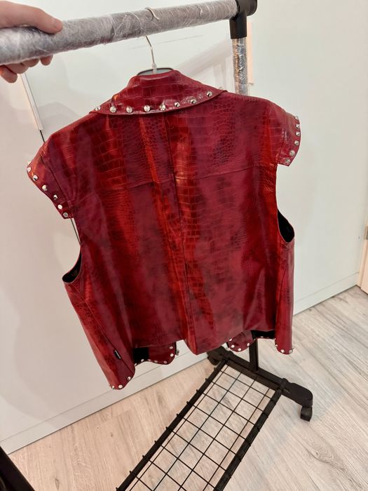 vesta custom piele piton tinte