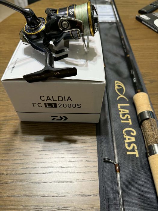Въдица Last cast S62 L и макара Daiwa Caldia