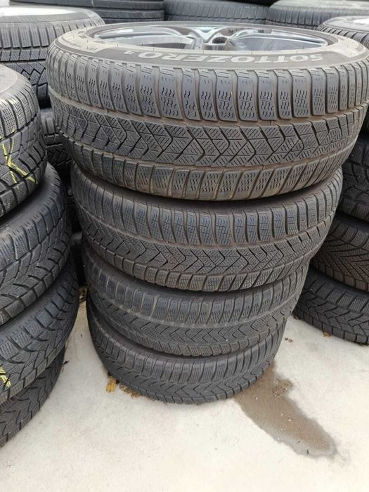 Jante Roti Audi A6 Cauciucuri Iarna 225 55 18 5x112