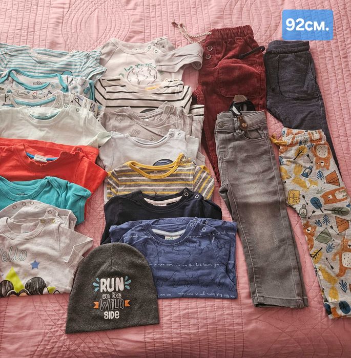 Продавам 4 лота дрешки за момче, размер 92, 92-98