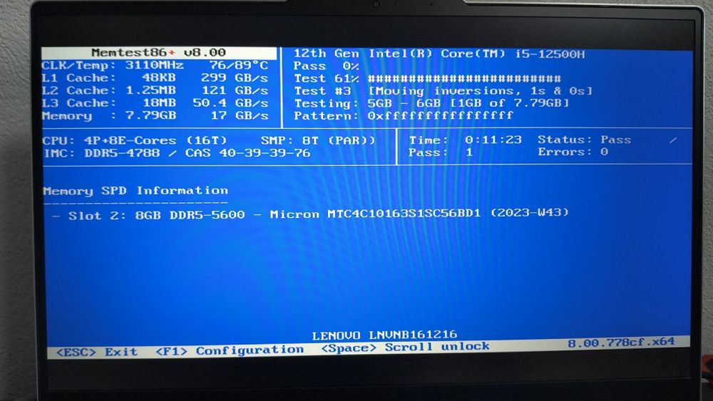 DDR5 8gb RAM 5600MHz Micron