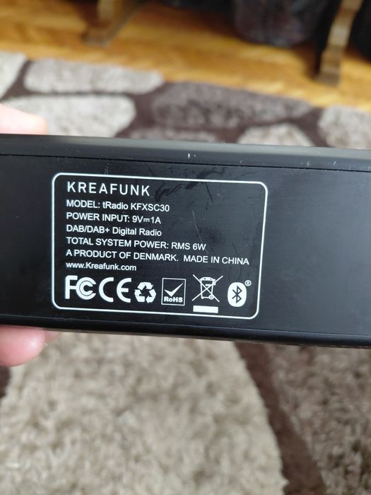 Vind boxa bluetooth Kreafunk tradio kfsc-34