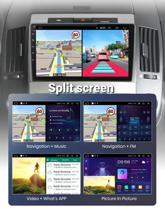 Navigatie Android dedicata Toyota Verso (2004-2009).