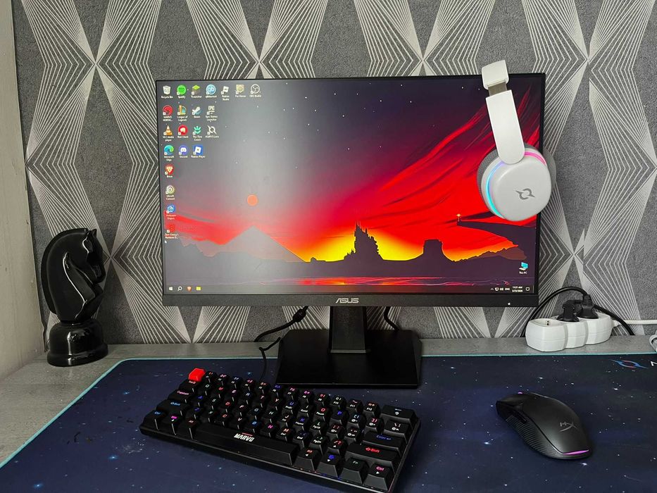 PC Gaming Full Setup RX 570 4GB / i5 / 16GB RAM + Monitor 100Hz + Periferice Wireless