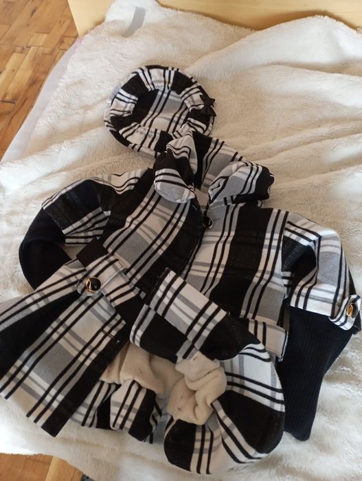 Детско елегантно палтенце за 2-3 годишни