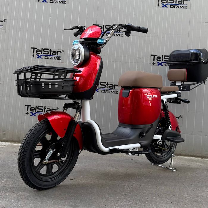 Eлектрически скутер TELSTAR EMAL 1200W с двойна седалка и педали 2025