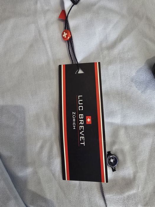 Cămașă barbat Luc Brevet noua  marime L 100% bumbac