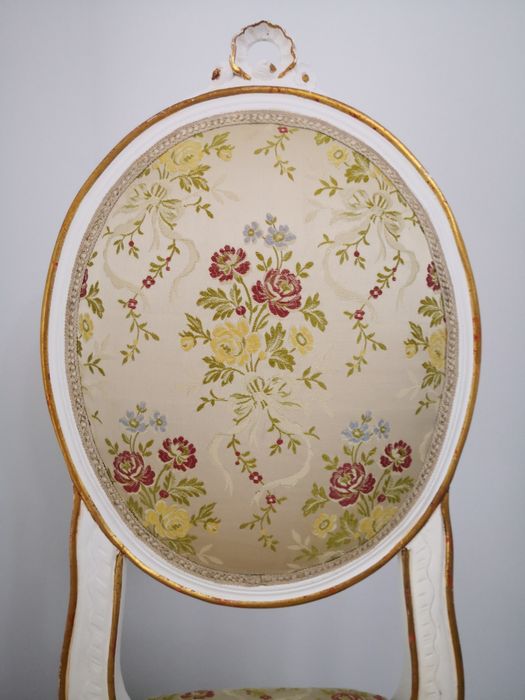 Scaun  vintage stil Louis XVI
