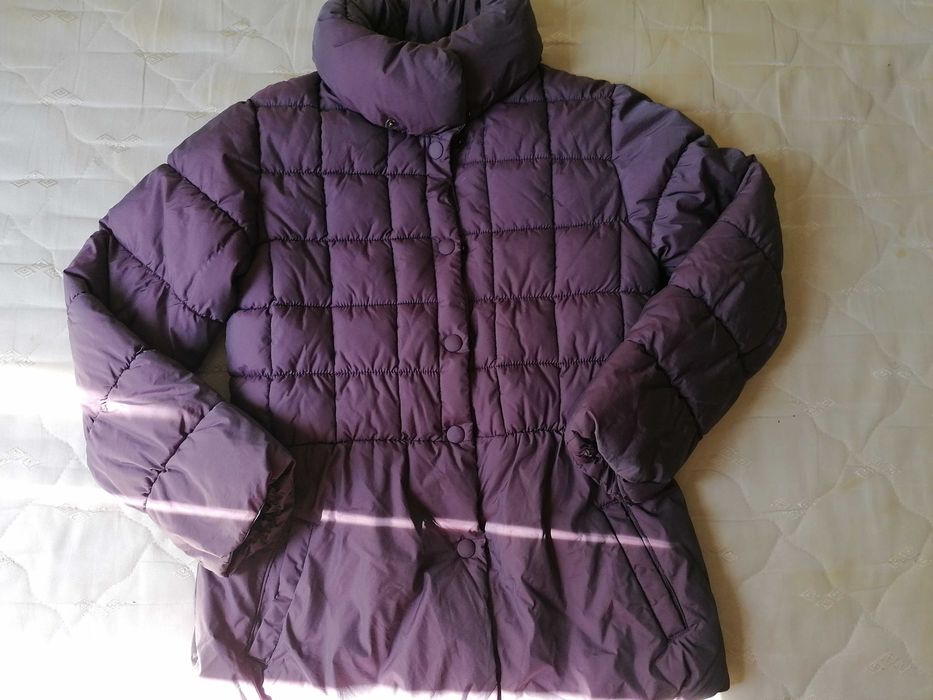 Лилаво зимно яке за момиче 150 см