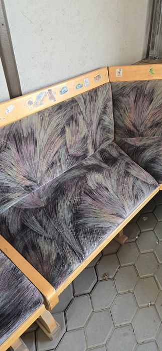 Кухонный уголок серый