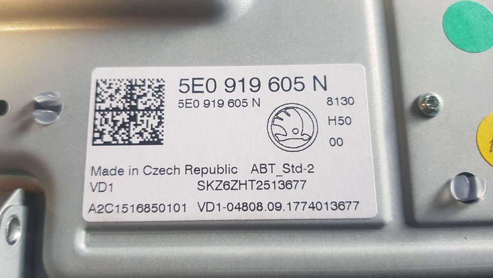 5E0919605N Монитор навигация Skoda