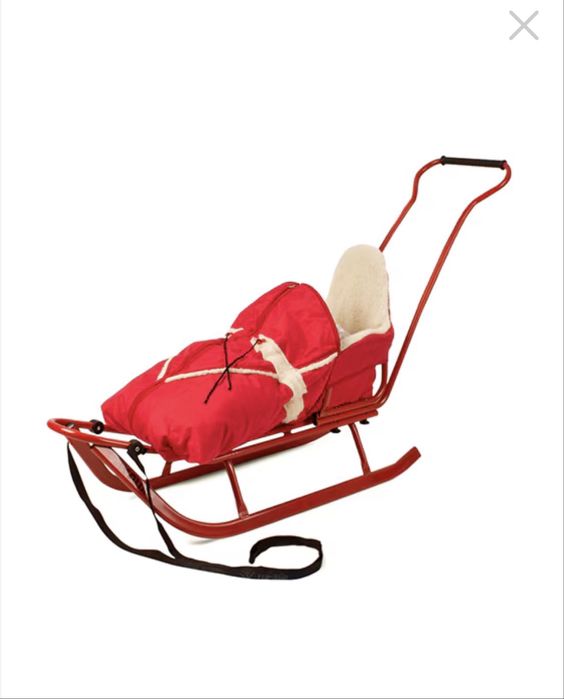 Sanie piccolino cu maner si sac detasabil