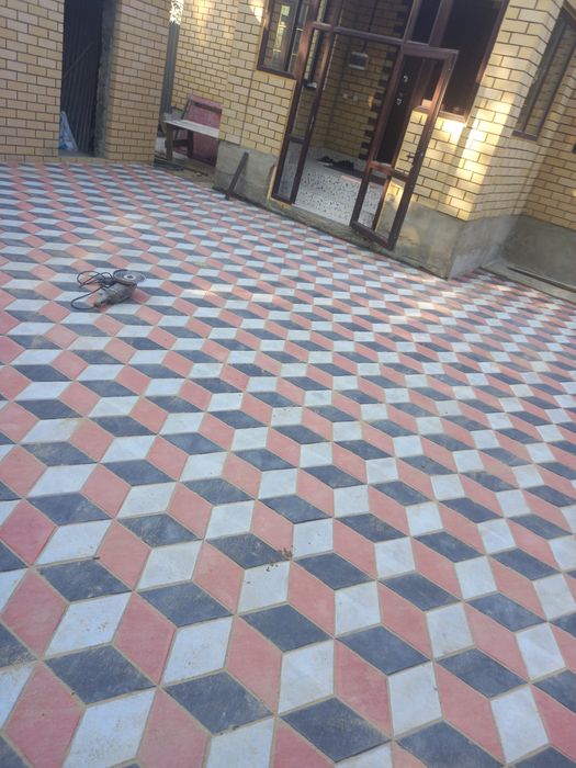 Укладка брусчатки