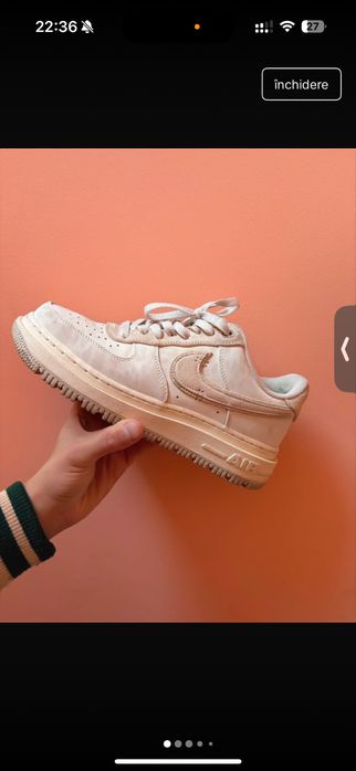 Air force 1 LUXE bej