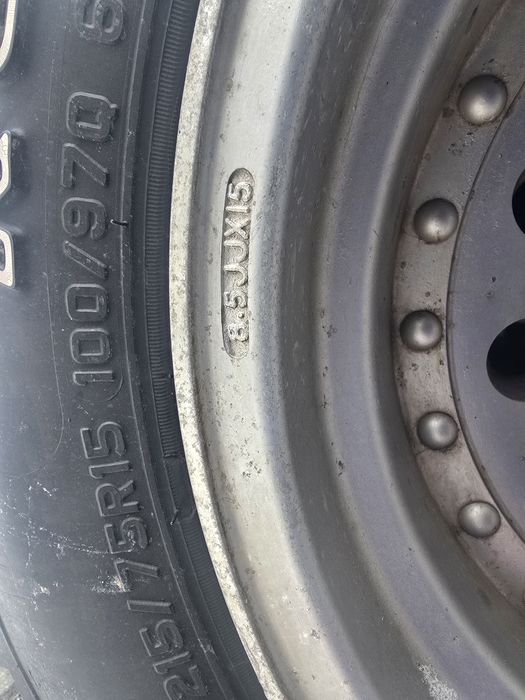 Jante aluminiu / cauciucuri 5x139.7 r15 samurai jimny vitara