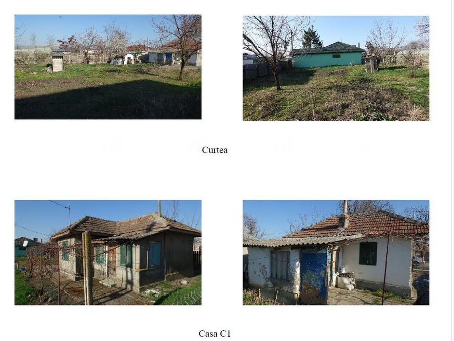 Cota 1/2 din Casa si teren-Comuna Dragos Voda,  Judetul Calarasi