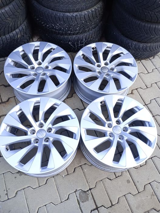 4jante aliaj 5x112 R18originale audi A3 A4 A5 A6 A8 Q5 allroad Quattro
