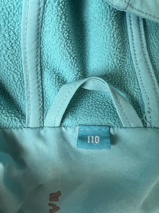 Куртка непромокаемая на флисе 4-6лет