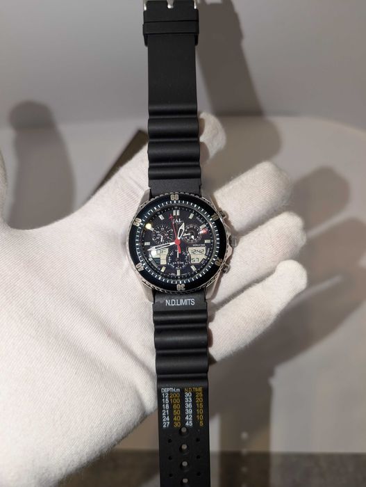 Промо! Citizen x JAL Promaster C650 diver eco-drive соларен часовник