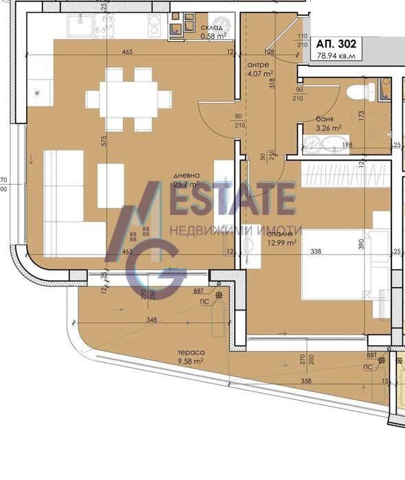 Продава се Двустаен апартамент в Созопол - 53 кв.м за 990 €/кв.м - Снимка #10