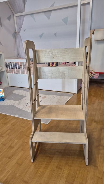 Scaun inaltator pentru copii, Lila Baby, Lemn