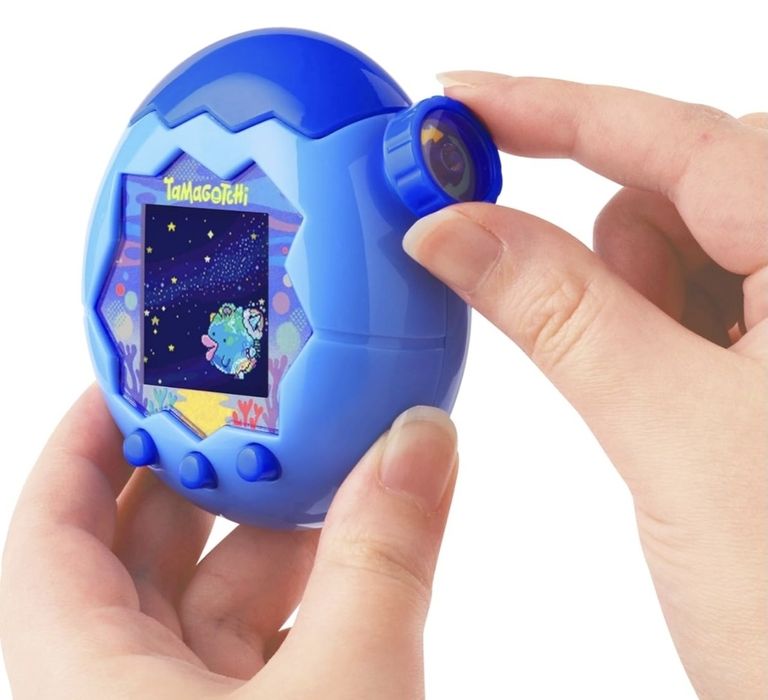 Bandai Tamagotchi Paradise  Blue Water zoom plus toc transport  si 2 huse