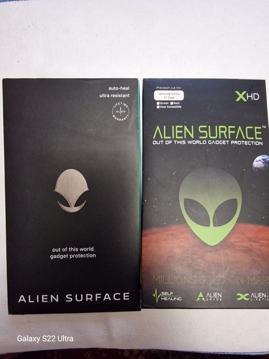 Folie transparentă aliensurface samsung S7 edge și samsung S 20 FE/5G