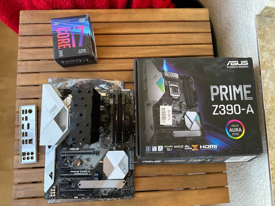 Kit PC Intel Core i7 8700 + Placa de baza Asus Prime Z390-A + 32G DDR4